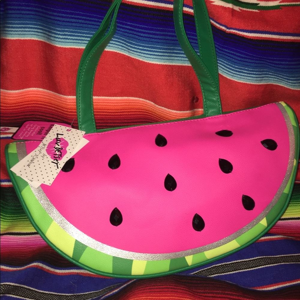 New Betsey Johnson watermelon cooler lunch bag